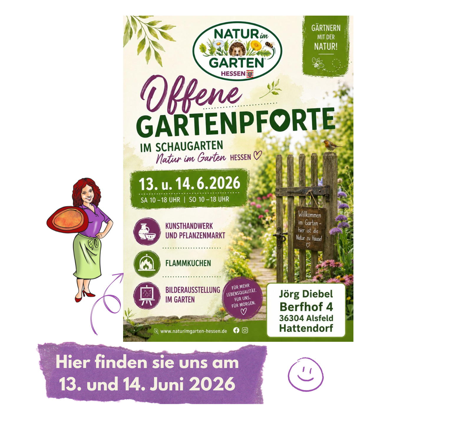 Am Wochenende geschlossen – besucht uns in Hattendorf!