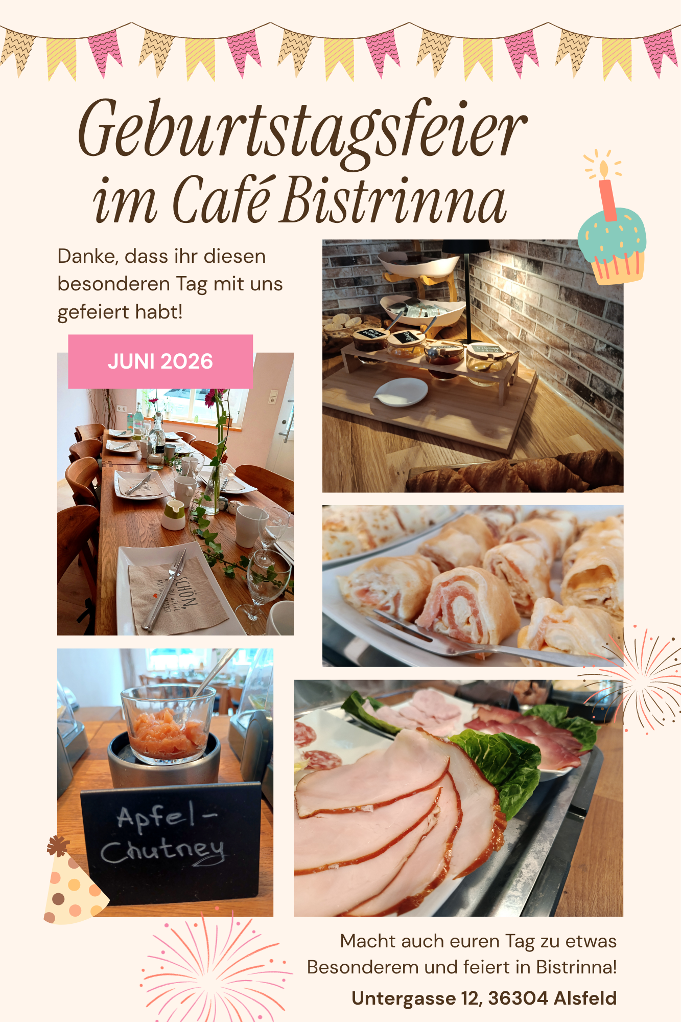Geburtstagsfeier in unserem Café